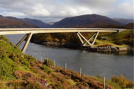 Kylesku Bridge, Kylesku, Assynt, Highlands, Scotland, United Kingdom, Europe Stock Photo - Rights-Managed, Code: 841-06501124