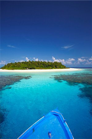 simsearch:841-07202262,k - Boat heading for desert island, Maldives, Indian Ocean, Asia Photographie de stock - Rights-Managed, Code: 841-06501302
