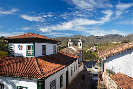 simsearch:841-06501965,k - View of Our Lady of Merces de Baixo Church, Ouro Preto, UNESCO World Heritage Site, Minas Gerais, Brazil, South America Stock Photo - Rights-Managed, Code: 841-06501378