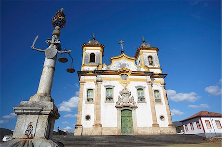 simsearch:841-06501965,k - Sao Francisco of Assis Church, Mariana, Minas Gerais, Brazil, South America Stock Photo - Rights-Managed, Code: 841-06501390