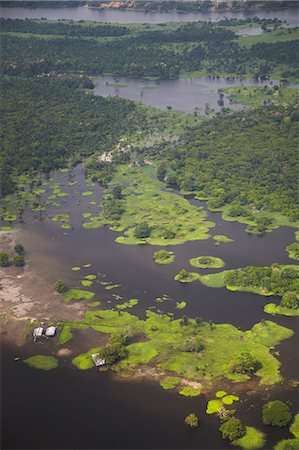 rio negro - Aerial view of Amazon rainforest and tributary of Rio Negro, Manaus, Amazonas, Brazil, South America Stock Photo - Rights-Managed, Code: 841-06501445