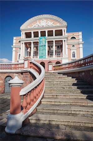 Teatro Amazonas (Opera House), Manaus, Amazonas, Brazil, South America Foto de stock - Con derechos protegidos, Código: 841-06501471