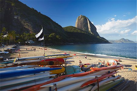 rio de janeiro - Praia Vermelha with Sugar Loaf Mountain in background, Urca, Rio de Janeiro, Brazil, South America Photographie de stock - Rights-Managed, Code: 841-06501544