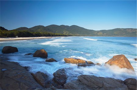 Lopes Mendes beach, Ilha Grande, Rio de Janeiro State, Brazil, South America Stock Photo - Rights-Managed, Code: 841-06501588