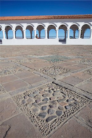 south america arches - Plaza Anzures, Sucre, UNESCO World Heritage Site, Bolivia, South America Stock Photo - Rights-Managed, Code: 841-06501632