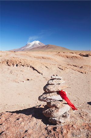 Stack of prayer stones on Altiplano, Potosi Department, Bolivia, South America Stock Photo - Rights-Managed, Code: 841-06501701