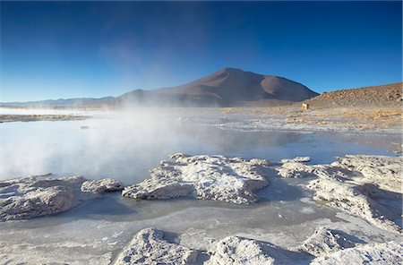 Hot springs of Termas de Polques on the Altiplano, Potosi Department, Bolivia, South America Stock Photo - Rights-Managed, Code: 841-06501729