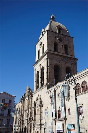Iglesia de San Francisco in Plaza San Francisco, La Paz, Bolivia, South America Photographie de stock - Rights-Managed, Code: 841-06501736
