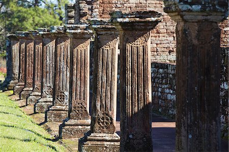 simsearch:841-06501803,k - Ruins of Jesuit mission at Trinidad (La Santisima Trinidad de Parana), UNESCO World Heritage Site, Parana Plateau, Paraguay, South America Foto de stock - Con derechos protegidos, Código: 841-06501860