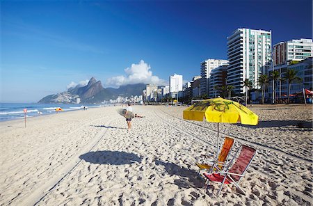 Ipanema beach at sunset, Rio de Janeiro, Brazil, South America Stock Photo - Rights-Managed, Code: 841-06501949