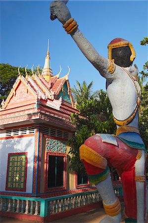 Wat Han Chey, Kampong Cham, Cambodia, Indochina, Southeast Asia, Asia Stock Photo - Rights-Managed, Code: 841-06501943