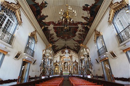 empty pew - Interior of Cathedral of Our Lady of Pilar (Catedral Basilica do Pilar), Sao Joao del Rei, Minas Gerais, Brazil, South America Stock Photo - Rights-Managed, Code: 841-06501969