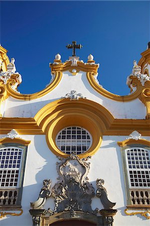 Matriz de Santo Antonio Church, Tiradentes, Minas Gerais, Brazil, South America Stockbilder - Lizenzpflichtiges, Bildnummer: 841-06501961