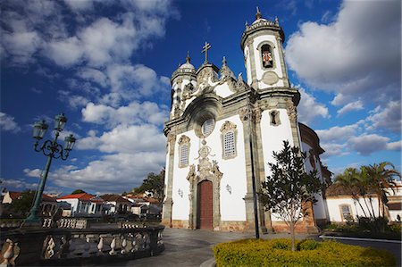 simsearch:841-06501361,k - Sao Francisco de Assis (St. Francis of Assisi) Church, Sao Joao del Rei, Minas Gerais, Brazil, South America Stockbilder - Lizenzpflichtiges, Bildnummer: 841-06501975