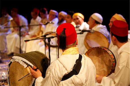 Moroccan Sufi musicians, Paris, France, Europe Stock Photo - Rights-Managed, Code: 841-06502072