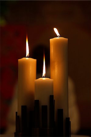 Church candles, Hauts-de-Seine, France, Europe Photographie de stock - Rights-Managed, Code: 841-06502090