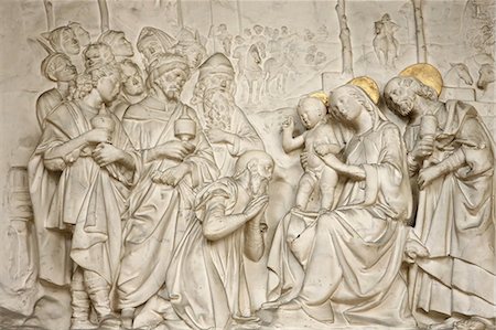 romano - Adoration of the Magi, St. Germain l'Auxerrois church, Paris, France, Europe Foto de stock - Con derechos protegidos, Código: 841-06502111