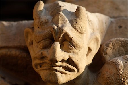 french architecture photography - Sculpture on the Western facade, Notre Dame cathedral, Paris, France, Europe Stock Photo - Rights-Managed, Code: 841-06502122