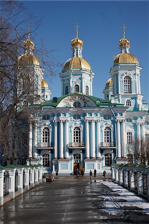 simsearch:841-06448904,k - St. Nikolas's Cathedral, St. Petersburg, Russia, Europe Foto de stock - Con derechos protegidos, Código: 841-06502218