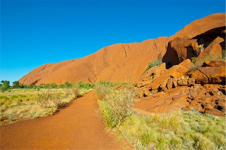 simsearch:841-03062502,k - Uluru (Ayers Rock), Uluru-Kata Tjuta National Park, UNESCO World Heritage Site, Northern Territory, Australia, Pacific Photographie de stock - Rights-Managed, Code: 841-06502338