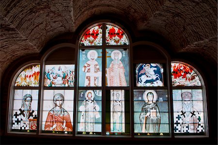 stained glass church - Underground church, Coober Pedy, South Australia, Australia, Pacific Stock Photo - Rights-Managed, Code: 841-06502345