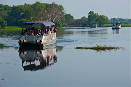 parc national de kakadu - River cruise ship, Kakadu National Park, UNESCO World Heritage Site, Northern Territory, Australia, Pacific Photographie de stock - Rights-Managed, Code: 841-06502374