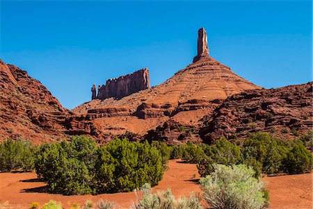 simsearch:841-06502773,k - The Fisher Towers in Castle Valley, near Moab, Utah, United States of America, North America Foto de stock - Con derechos protegidos, Código: 841-06502473