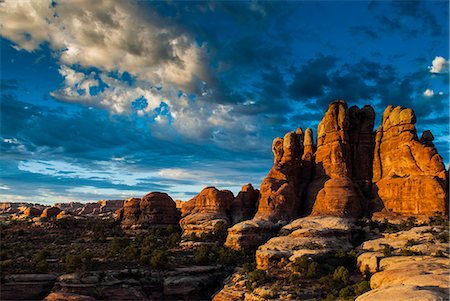 simsearch:841-06502754,k - Beautiful rock formations in the Needles, Canyonlands National Park, Utah, United States of America, North America Photographie de stock - Rights-Managed, Code: 841-06502498