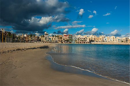 The town beach of Birzebbuga, Malta, Mediterranean, Europe Stock Photo - Rights-Managed, Code: 841-06502504