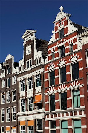 simsearch:841-06030736,k - Traditional facades of Dutch townhouses in Amsterdam, The Netherlands, Europe Foto de stock - Con derechos protegidos, Código: 841-06502599