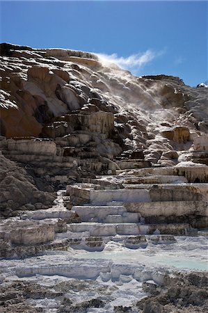 simsearch:841-03058745,k - Palette Spring, Mammoth Hot Springs, Yellowstone National Park, UNESCO World Heritage Site, Wyoming, United States of America, North America Stock Photo - Rights-Managed, Code: 841-06502691