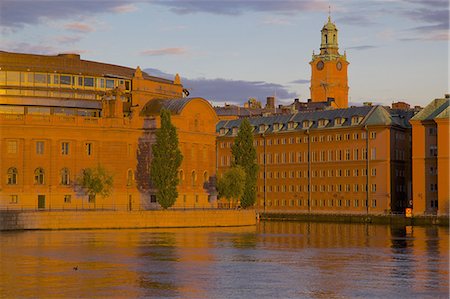 simsearch:841-06502861,k - Helgeandsholmen at sunset, Gamla Stan, Stockholm, Sweden, Scandinavia, Europe Photographie de stock - Rights-Managed, Code: 841-06502821