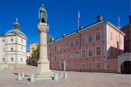 Wrangelska Bracken and Monument, Riddarholmen, Stockholm, Sweden, Scandinavia, Europe Fotografie stock - Rights-Managed, Codice: 841-06502854