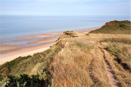 Cliff path from Cromer to Overstran, Norfolk, England, United Kingdom, Europe Photographie de stock - Rights-Managed, Code: 841-06503004