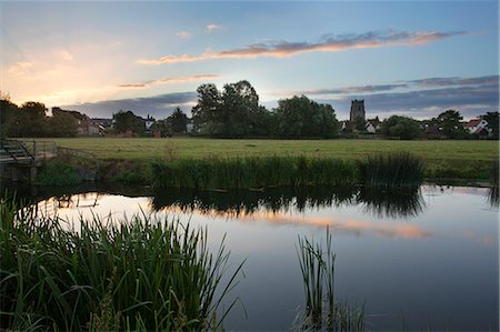 Sudbury Water Meadows at dawn, Sudbury, Suffolk, England, United Kingdom, Europe Photographie de stock - Rights-Managed, Code: 841-06503005