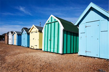 Beach huts at Felixstowe, Suffolk, England, United Kingdom, Europe Stock Photo - Rights-Managed, Code: 841-06503014