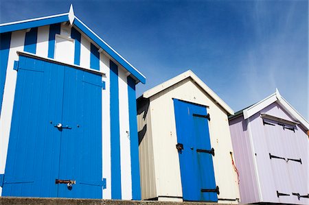 Beach huts at Felixstowe, Suffolk, England, United Kingdom, Europe Photographie de stock - Rights-Managed, Code: 841-06503017