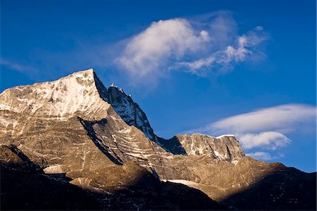 Kongde Ri, 6187 metres, Solu Khumbu Region, Nepal, Himalayas, Asia Foto de stock - Direito Controlado, Número: 841-06503077