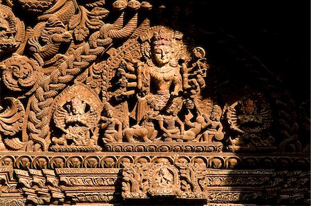 Nyatapola, Bhaktapur, UNESCO World Heritage Site, Kathmandu Valley, Nepal, Asia Foto de stock - Con derechos protegidos, Código: 841-06503104