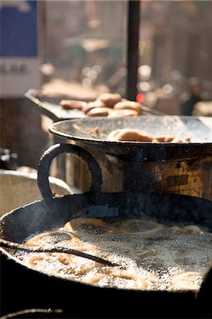 street food market - Fried food stall, Bhaktapur, Nepal, Asia Stock Photo - Rights-Managed, Code: 841-06503128