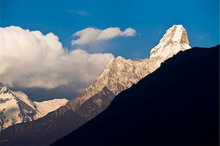 simsearch:841-06503077,k - Ama Dablam, 6856 metres, Khumbu (Everest) Region, Nepal, Himalayas, Asia Stock Photo - Rights-Managed, Code: 841-06503137