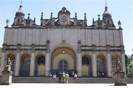 ethiopie - Trinity Cathedral (Church of the Holy Trinity), Addis Ababa, Ethiopia, Africa Photographie de stock - Rights-Managed, Code: 841-06503329