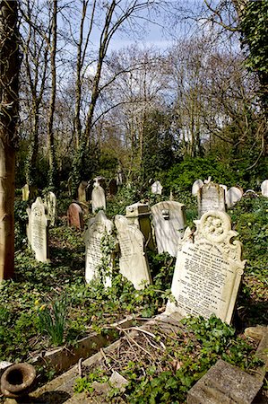 Graves at Highgate Cemetery, London, England, United Kingdom, Europe Stock Photo - Rights-Managed, Code: 841-06503349