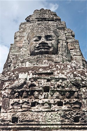 The Bayon, Angkor Thom, Angkor, UNESCO World Heritage Site, Siem Reap, Cambodia, Indochina, Southeast Asia, Asia Photographie de stock - Rights-Managed, Code: 841-06503385