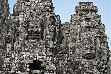 The Bayon, Angkor Thom, Angkor, UNESCO World Heritage Site, Siem Reap, Cambodia, Indochina, Southeast Asia, Asia Photographie de stock - Rights-Managed, Code: 841-06503381