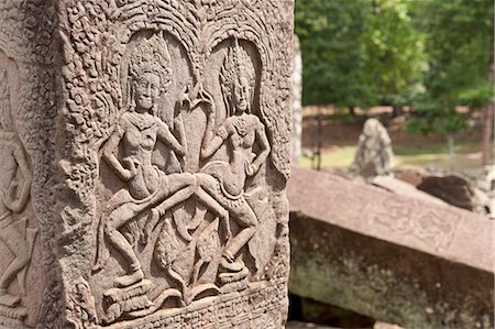 The Bayon, Angkor Thom, Angkor, UNESCO World Heritage Site, Siem Reap, Cambodia, Indochina, Southeast Asia, Asia Photographie de stock - Rights-Managed, Code: 841-06503382