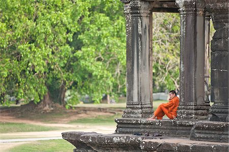 Angkor Wat, UNESCO World Heritage Site, Siem Reap, Cambodia, Indochina, Southeast Asia, Asia Stock Photo - Rights-Managed, Code: 841-06503397