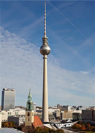 TV Tower, Berlin, Germany, Europe Foto de stock - Con derechos protegidos, Código: 841-06503440