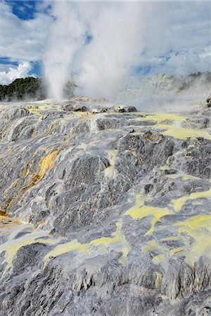 simsearch:841-09194485,k - Pohutu Geyser and Prince of Wales Geyser, Rotorua, North Island, New Zealand, Pacific Foto de stock - Direito Controlado, Número: 841-06616405