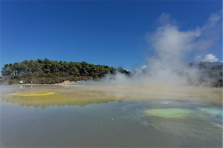 simsearch:841-02707127,k - Waiotapu thermal area, Rotorua, North Island, New Zealand, Pacific Photographie de stock - Rights-Managed, Code: 841-06616416